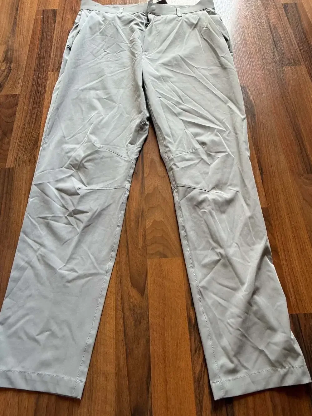 Fabletics Men's Performance Straight Leg Tech Pants Gray Size 33x32